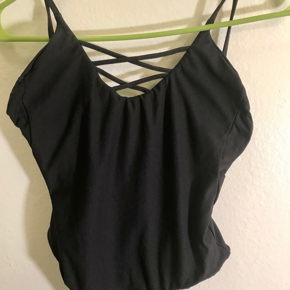 Billa bong one piece swim suit in black